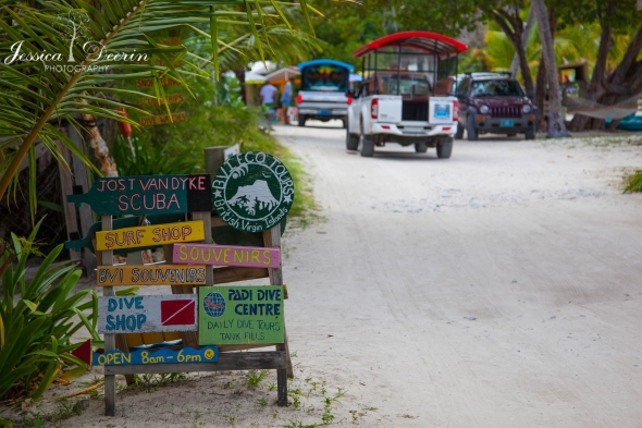 Customs stop at Jost Van Dyke, British Virgin Islands